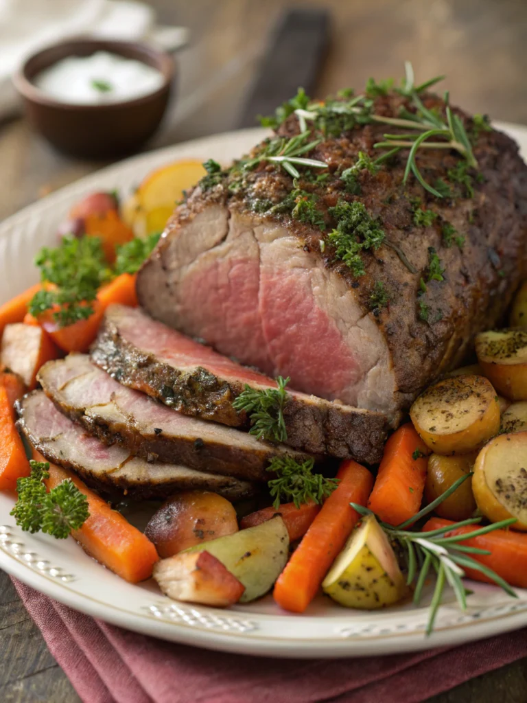 Festlicher Rinderbraten