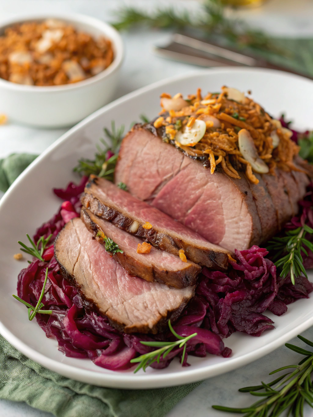 Festlicher Rotkohl-Rinderbraten