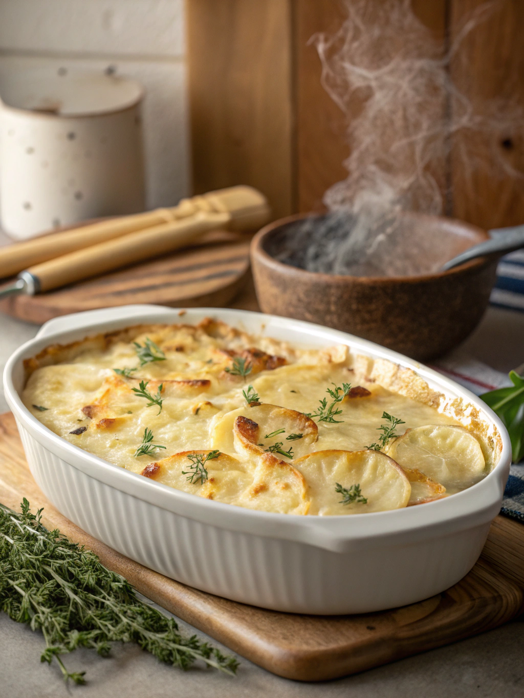 Winterliches Kartoffelgratin