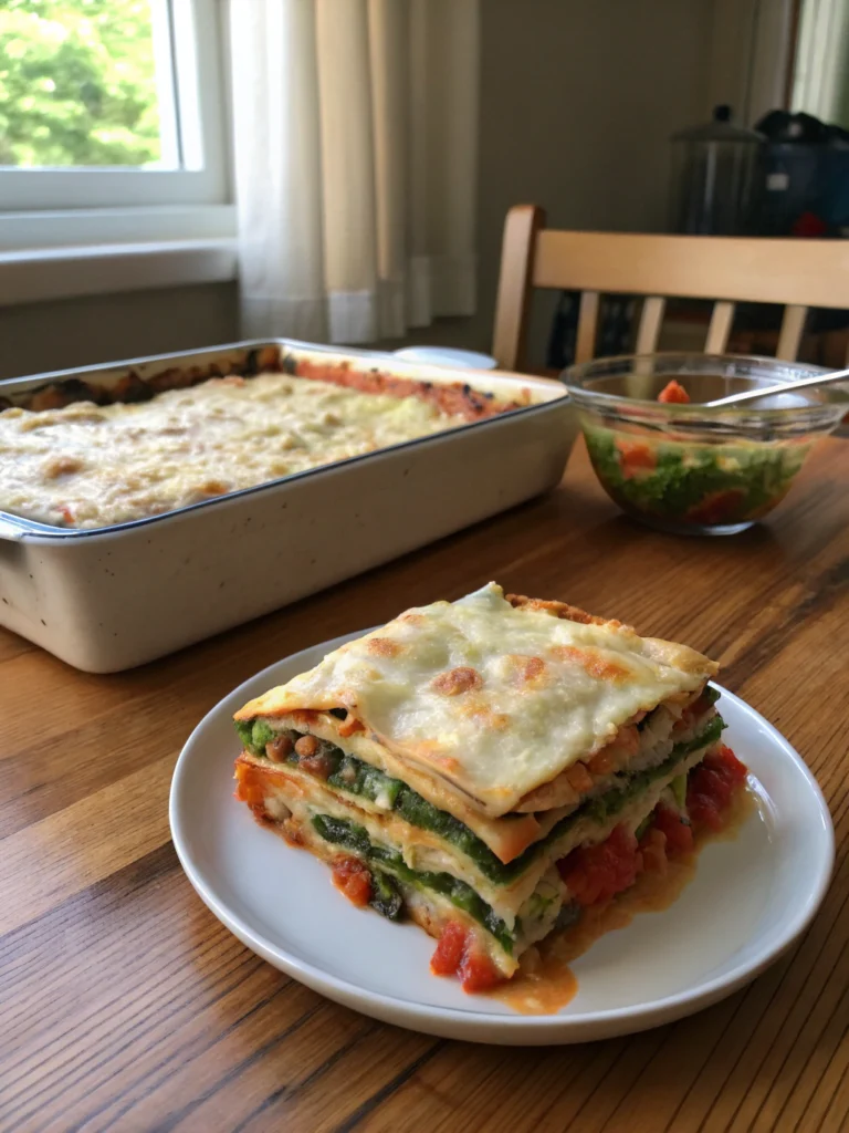 Lasagne mit winterlichem Gemüse und Béchamelsauce