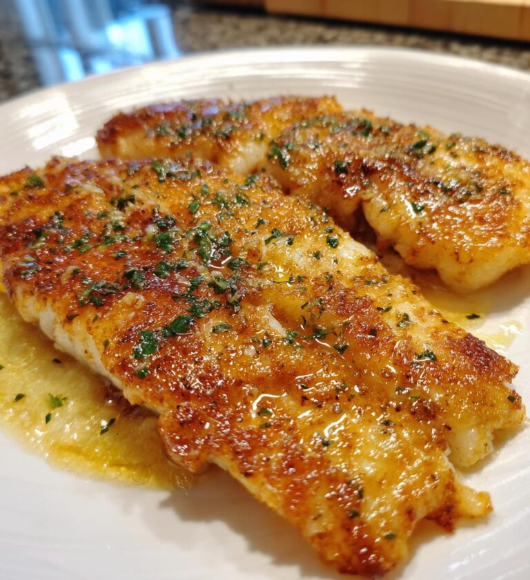 Gebratener Zander mit Zitronenbutter