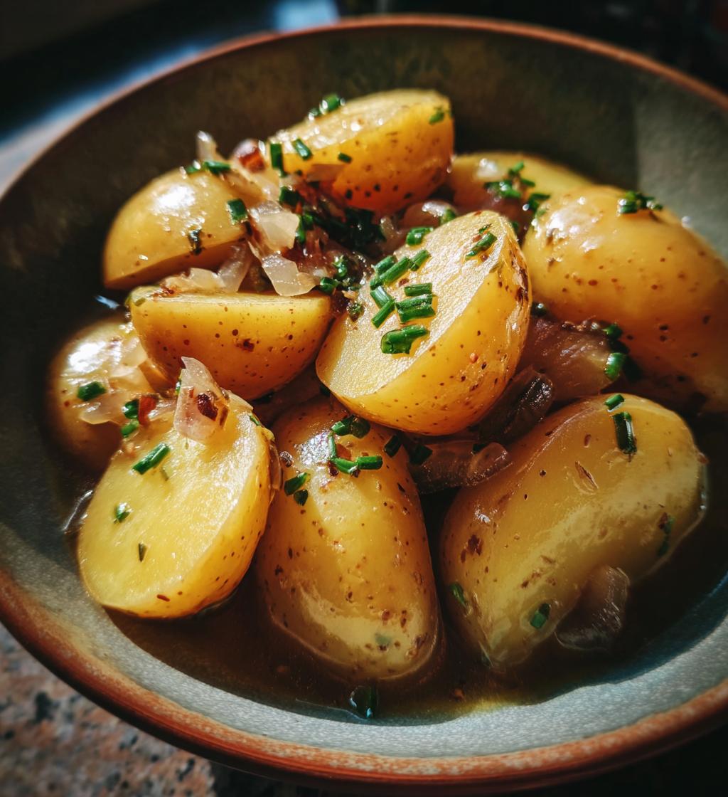 Kartoffelsalat mit Brühe - detail 1