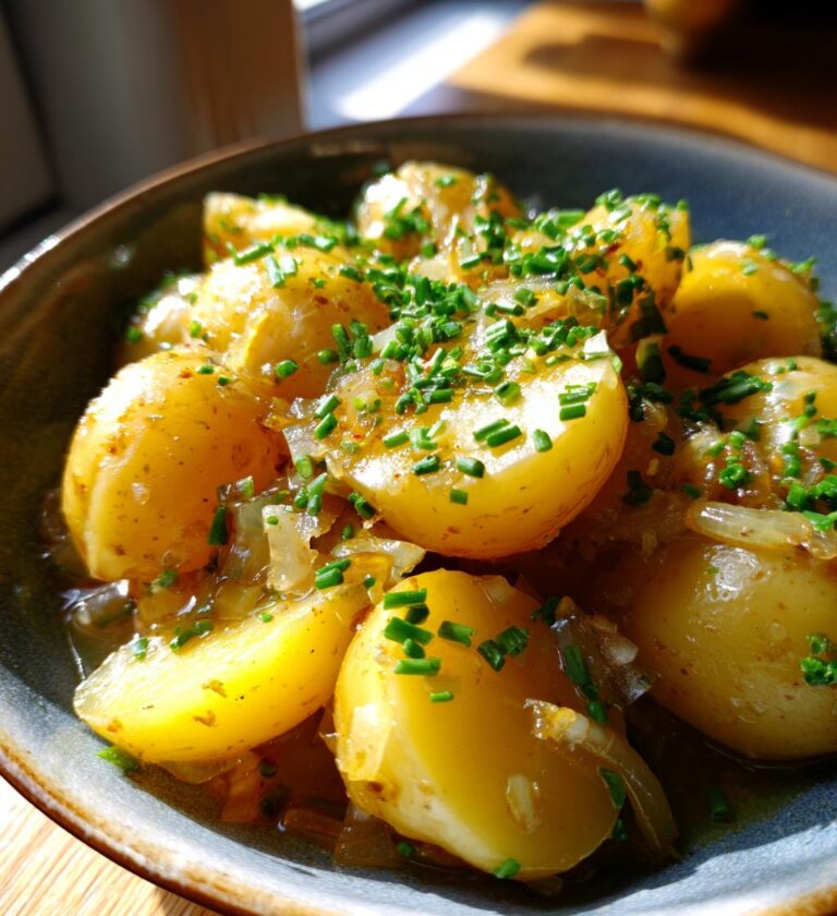 Kartoffelsalat mit Brühe