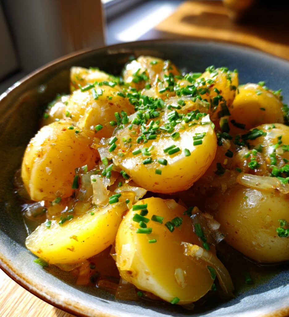 Kartoffelsalat mit Brühe