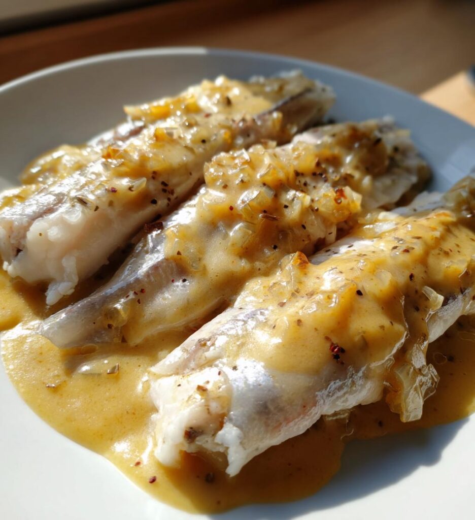 Matjesfilet mit Hausfrauensauce