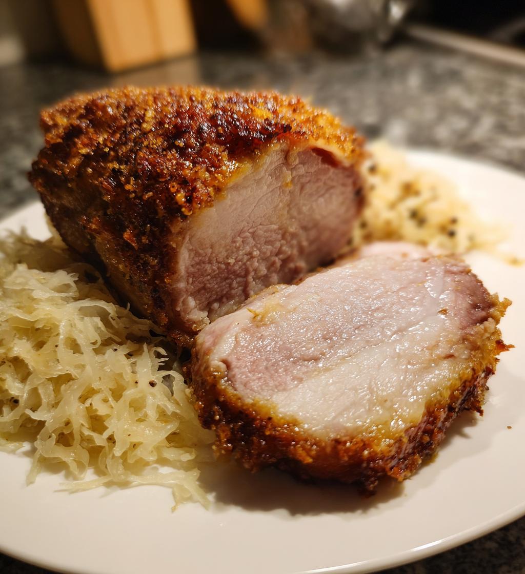 Schweinshaxe mit Sauerkraut - detail 1