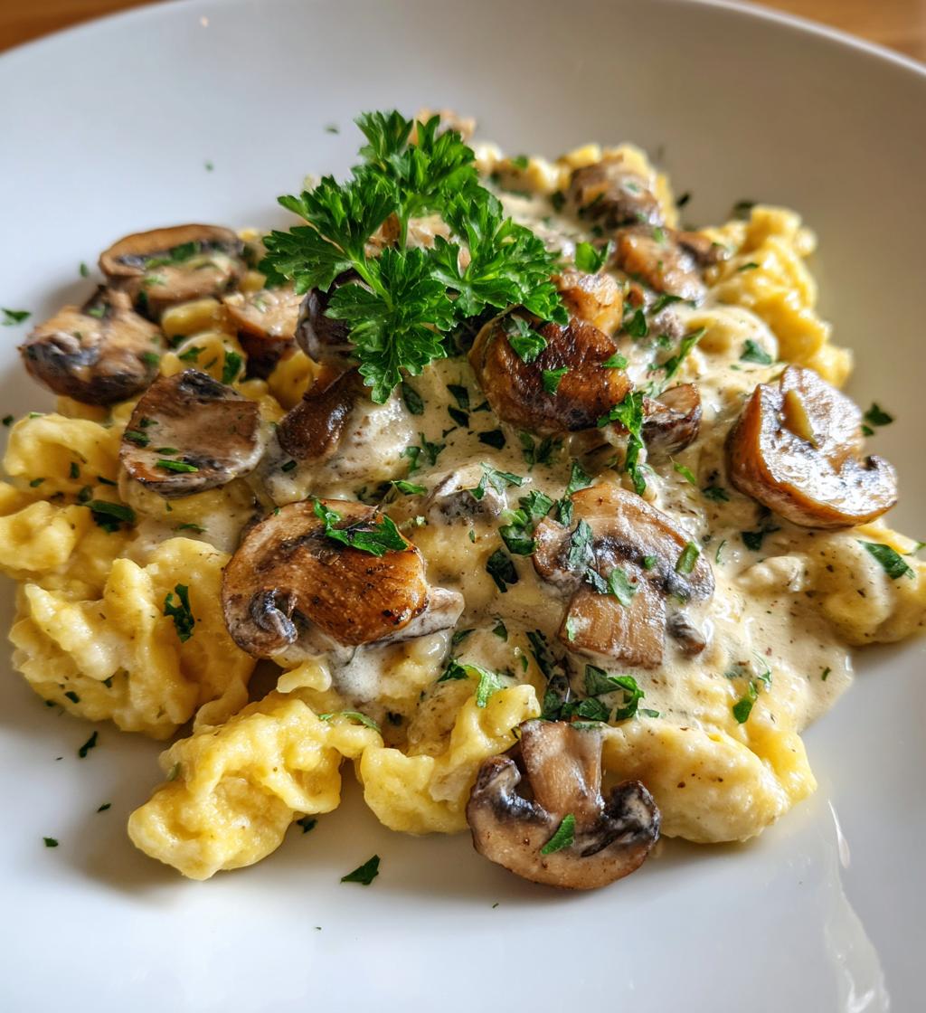 Spätzle mit Rahmchampignons - detail 1