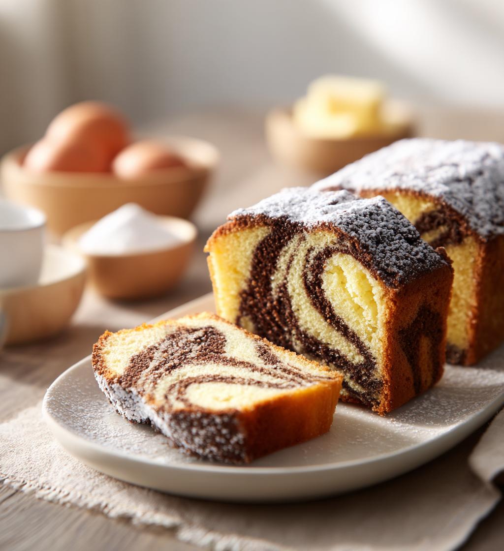 Marmorkuchen locker - detail 1